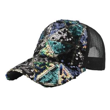 Imagem de Boné de beisebol e chapéu de caminhoneiro de malha de poliéster para a