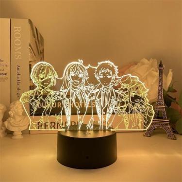 Imagem de Conjuntos de LED 3D Night Light Stars Hibikis Watarus para crianças - 