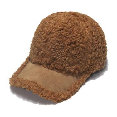 Imagem de Boné de beisebol Faux Shearling Winter para adultos - Yiweisai