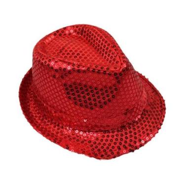 Imagem de Chapéu Bucket Unissex Com Lantejoulas Brilhantes Para Performance De P