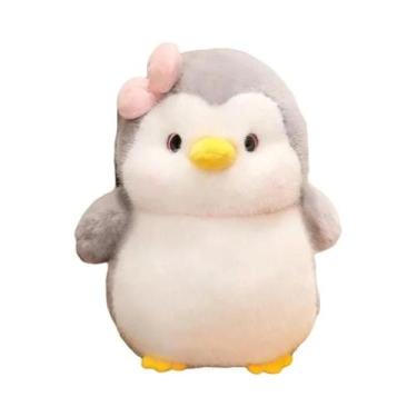 Imagem de Brinquedo De Pelúcia Pinguim Gordo 25/35CM, Boneco Macio Para Crianças