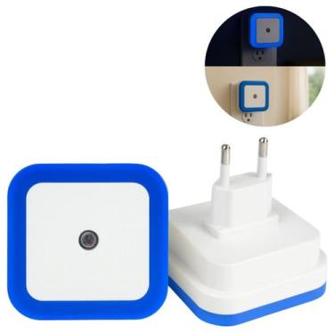 Imagem de Luminária LED Automática Sensor Noturno P/ Quartos - Riodeouro, Azul