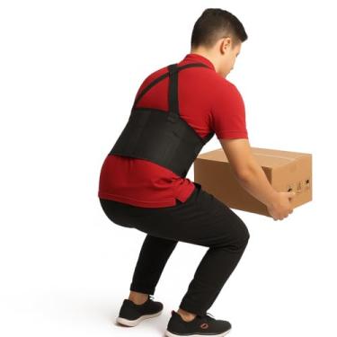 Imagem de Cinta lombar ortopédico ergonômico | Corretor de postura EPI cinto cargas peso |DEPARTAMENT STORE (M)