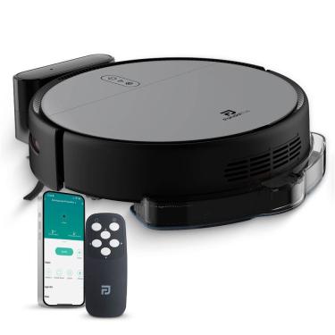 Imagem de Robô Aspirador de Pó Inteligente 3 em 1 Varre, Aspira e Passa Pano Panda Plus AMG-R1 Wi-Fi Alexa Controle Remoto Bivolt