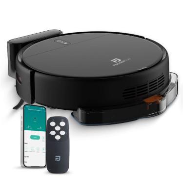 Imagem de Robô Aspirador de Pó Inteligente 3 em 1 Varre, Aspira e Passa Pano Panda Plus AMG-R1 Wi-Fi Alexa Controle Remoto Bivolt