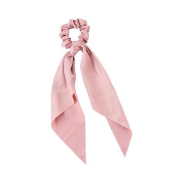 Imagem de Laço De Cabelo Com Estampa Floral Em Cetim, Acessórios Para Mulheres E