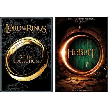 Imagem de The Lord of The Rings Trilogy & The Hobbit Trilogy 9 DVD Set Widescreen