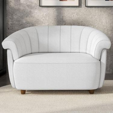 Imagem de Sofá 2 Lugares 150cm Namoradeira Lykan Boucle Cru Z32 - Mpozenato