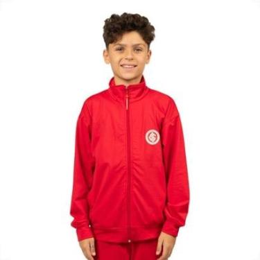 Imagem de Jaqueta Agasalho Internacional Esportivo Sintético Juvenil-Unissex