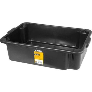 Imagem de Caixa Plástica Retangular, Para Massa, 40 Litros, Vonder OstenVonder
