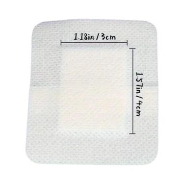 Imagem de 50 Unidades De Curativo Adesivo Respirável Para Feridas, Gaze Transpar