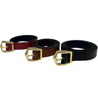 Imagem de Kit Cinto Feminino Casual Barato Promoção de  - RIJEERO, P