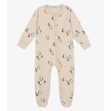 Imagem de Macacão Infantil Masculino Malhão Trick Nick Bege, P, Bege