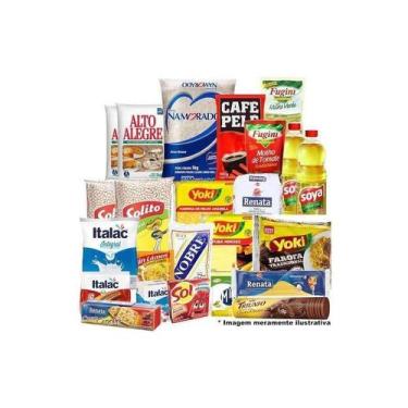 Imagem de Cesta Básica Mod Especial Jacobina Mais Completa Do Brasil - Higipack