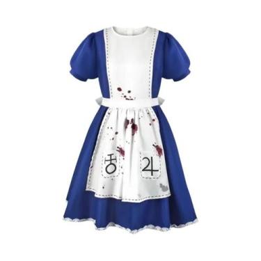 Imagem de Fantasia De Cosplay Da Alice No País Das Maravilhas Para Mulheres, Ves