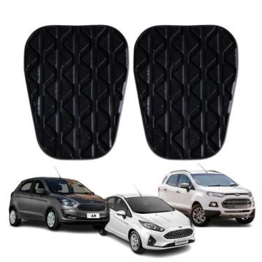 Imagem de Kit Capa Pedal Freio e Embreagem New Fiesta New Ka Ecosport - MIL PECA