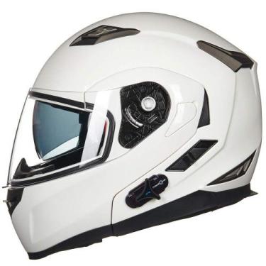 Imagem de Capacete de motocicleta ILM Bluetooth Integrated Modular 953 XXL