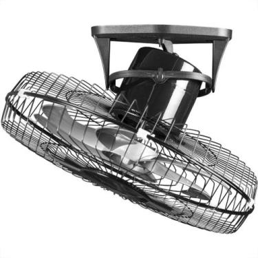 Imagem de Ventilador Teto Ventidelta 360Graus Premium Preto Bivolt 170W 76-5402 