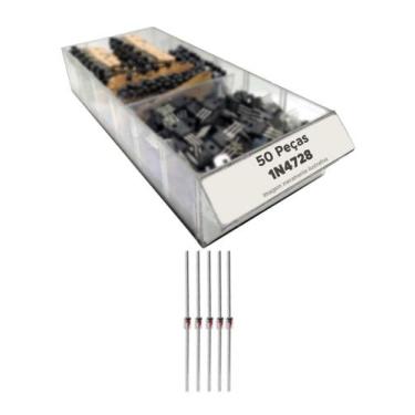 Imagem de Kit 50 Peças - Díodo Zener 3v3 1w 1n4728 In4728 - CHIPSCE