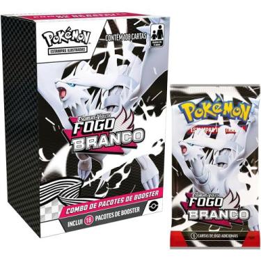 Imagem de Pokémon TCG Combo De Booster Pokémon EV10.5 Fogo Branco 108 Cartas em 