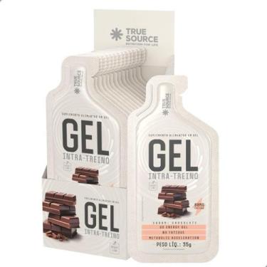 Imagem de Gel Intra Treino 80mg Cafeina 35g 10 Sache True Source, Chocolate