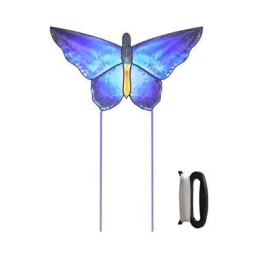 Imagem de Pipa Borboleta Vermelha De Cristal YongJian Com Corda De 100m, Brinque