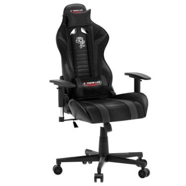 Imagem de Cadeira Gamer Black Hawk, Até 140kg, Com Almofadas, Reclinável, Preto 