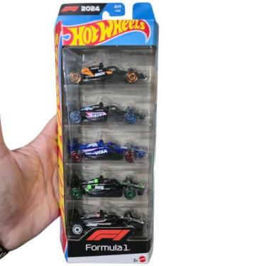 Imagem de Kit com 5 Fórmula 1 Hot Wheels 2024 JBJ78