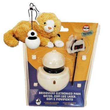 Imagem de Brinquedo Interativo p/ gatos c/ Laser, som, movimento Jambo