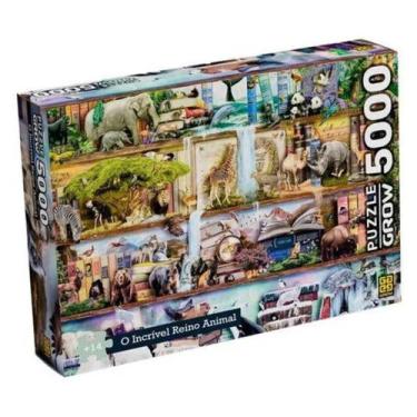 Imagem de Quebra Cabeça 5000 Peças Reino Animal Grow 04597