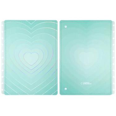 Imagem de Capa e Contracapa Turquoise Love- Grande - CI - Caderno Inteligente