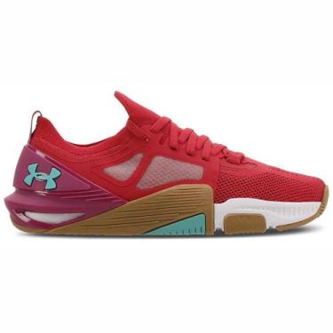 Imagem de Tênis Under Armour Tribase Cross 2 Feminino Vermelho Lilás, Vermelho, 