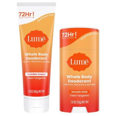 Imagem de Tubo e bastão de creme invisíveis para corpo inteiro do desodorante Lu