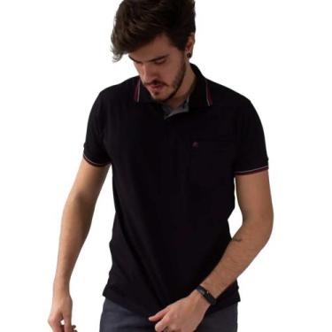 Imagem de Camiseta Polo Com Bolso Anticorpus 58000, G, Preto
