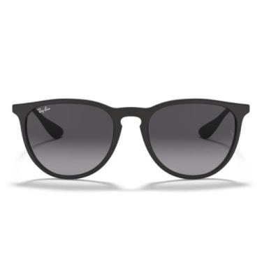 Imagem de Óculos Solar Ray Ban Érika RB 4171L, Preto, Cinza