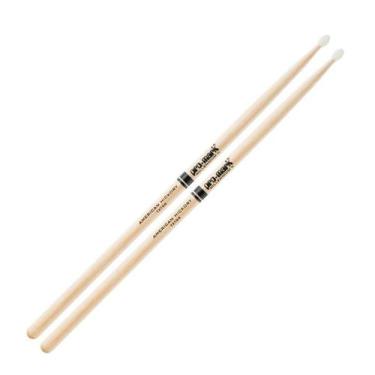 Imagem de Baqueta 7A Ponta de Nylon PM Hickory TX7AN - Pro Mark - Promark