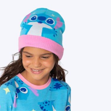 Imagem de Gorro Azul Stitch Menina Puket 050404077, Azul, UN