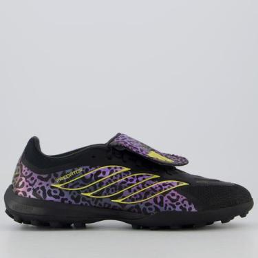 Imagem de Chuteira Adidas Predator League FT TF Kaká Society Roxa, 39