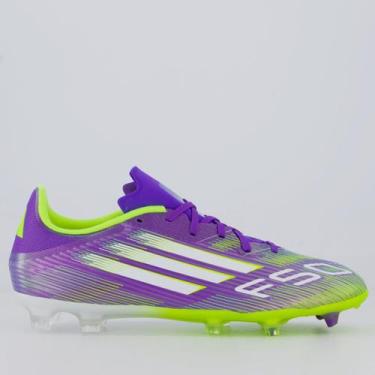 Imagem de Chuteira Adidas F50 League FG/MG Campo Roxa, 44
