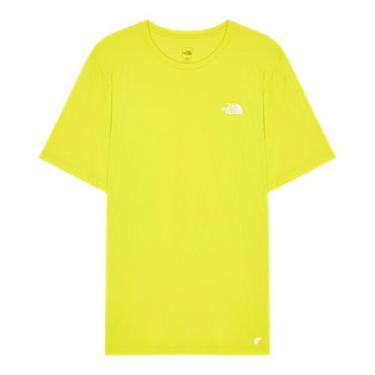 Imagem de Camiseta The North Face Hyper Tee Crew Masculina, P, Amarelo