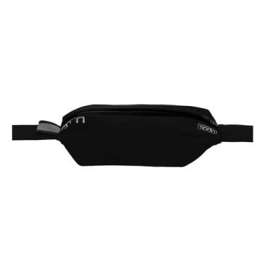 Imagem de Pochete Speedo Ultra Fina e Compacta Fitness, Pto, Cnz, UNICO