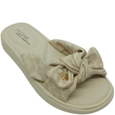 Imagem de Chinelo Modare Feminino Nubuck Ultra Soft com Laço, Multi creme, 38, F