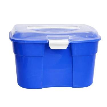 Imagem de Maleta Manicure Caixa Organizadora De Maquiagem Box Grande Cores - Pla