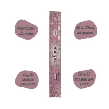 Imagem de Incenso Nag Champa Darshan - Orchid