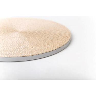 Imagem de Arranhador para gatos em sisal e MDF Disco Cat, para o chão ou para a 