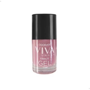 Imagem de Esmalte Em Gel Boca Glamour Rosa Cremoso Não Precisa Cabine Secagem Rá