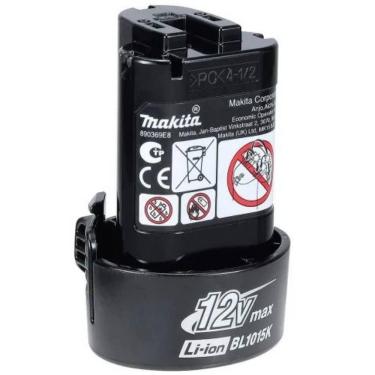 Imagem de Bateria para Ferramentas BL1015K 1,5Ah 12V Li-Ion Alta Autonomia Preto Makita