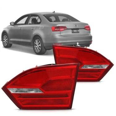 Imagem de Lanterna Traseira Jetta 2011 2012 2013 2014 Mala - Cn, Lado Direito - 