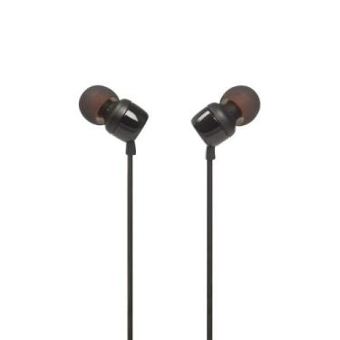Imagem de Fone de Ouvido Intra-Auricular JBL Tune 110, com Fio e Microfone, Pure