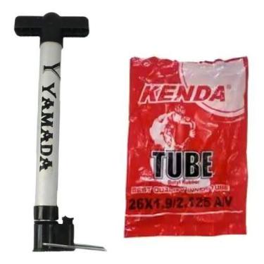 Imagem de Kit Câmara Ar Aro 26x1.90/2.125 Kenda + Bomba De Ar Yamada